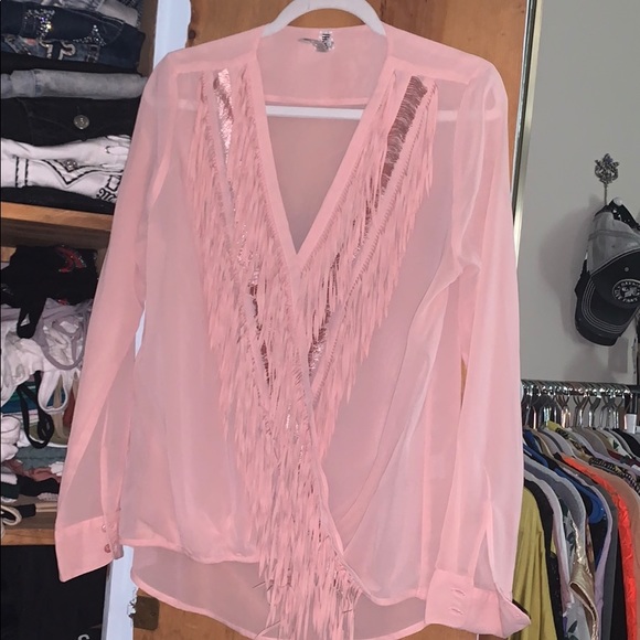 Yoana Baraschi Grand Illusion Wrap Blouse in Pink - Picture 10 of 13